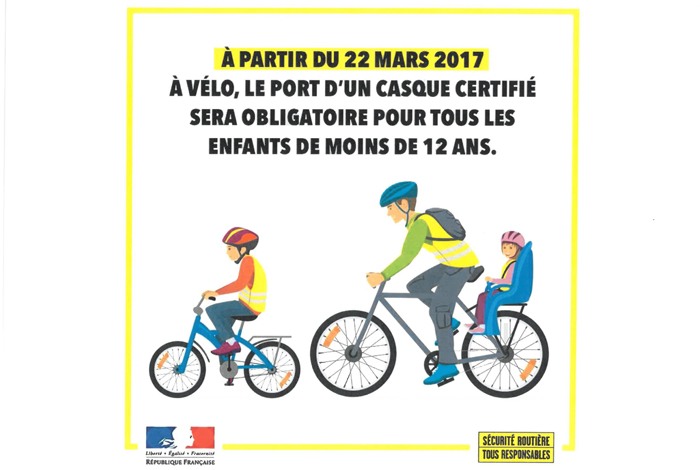 HERAULT - À vélo, le casque devient obligatoire pour les enfants de moins  de 12 ans - Hérault Tribune